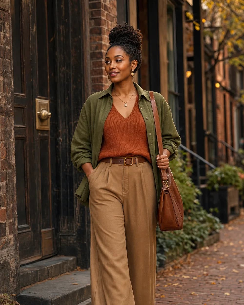 Autumn color palette outfit inspiration