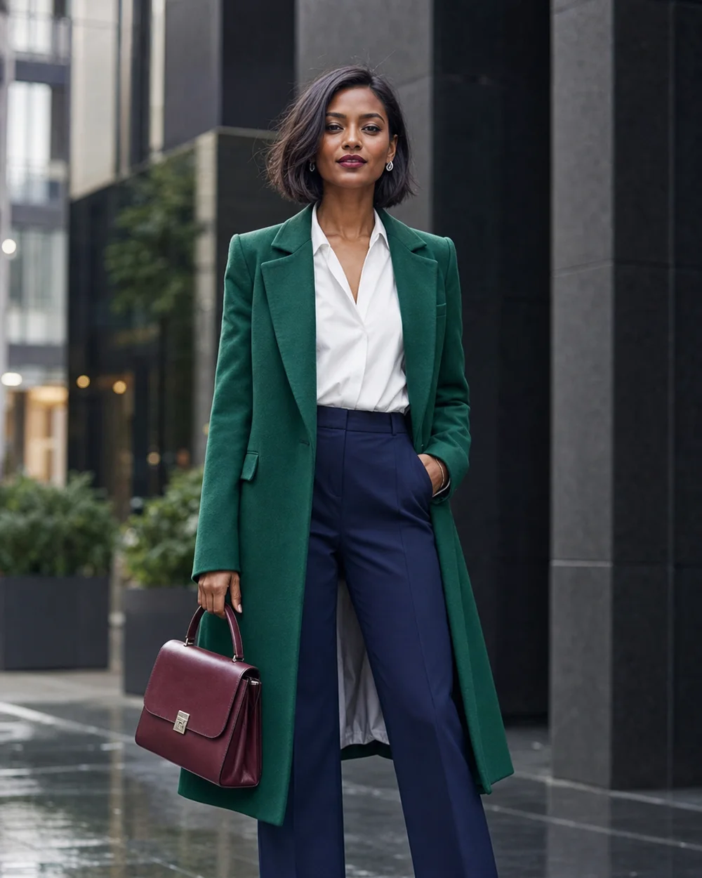 Winter color palette outfit inspiration